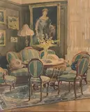 Otto Bundschun, Interno, 1927