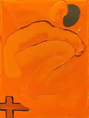 Without title by Gianni Dessì, 1998, On the reverse: signature and date. Author authentication on photo., offered Aug 2020
