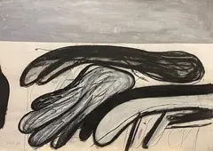 Without title by Concetto Pozzati, 1976, Signature and date in the lower right corner., offered Aug 2020