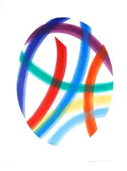 Without title by Piero Dorazio, 1992, Signature and date in the lower right corner; lower left edition. Bibliography:, offered Aug 2020