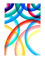 Without title by Piero Dorazio, 1992, Signature and date in the lower right corner; lower left edition. Bibliography:, offered Aug 2020