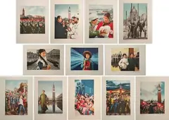 Erró, Folder of 12 works, with different edition and date: