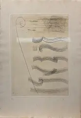 Composition by Fausto Melotti, Plate signature lower left; signature in pencil on the bottom right; lower left edition. On the reverse, offered Aug 2020
