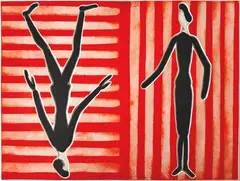 Without title by Roberto Barni, Signature in the lower center; central top edition., offered Aug 2020