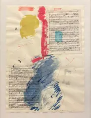 Without title by Giuseppe Chiari, Signature in the lower right corner., offered Aug 2020