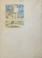 Without title by Franco Angeli, Signature in the lower right corner. Authentic Franco Angeli Archive n. arch. D-290216/122., offered Aug 2020