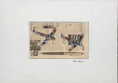 Without title by Franco Angeli, Signature in the lower right corner. Authentic Franco Angeli Archive n. arch. P-290216/568., offered Aug 2020