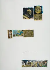 Without title by Mario Schifano, 1979, Signature in the lower center. Authentic Mario Schifano Foundation, offered Aug 2020