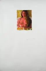 Without title by Mario Schifano, 1979, Signature in the lower center. Authentic Mario Schifano Foundation, offered Aug 2020