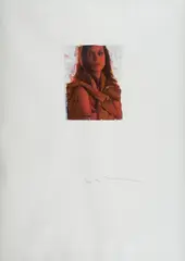 Without title by Mario Schifano, 1979, Signature in the lower center. Authentic Mario Schifano Foundation, offered Aug 2020