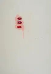 Two Espress by Mario Schifano, 1979, Signature and title in the composition. Authentic Mario Schifano Foundation, offered Aug 2020