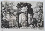 Avanzo del pronao del tempio di Giove Tonante by Giovanni Battista Piranesi, offered Jul 2020