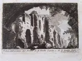 Veduta dell'avanzo del portico di M. Emilio Lepido by Giovanni Battista Piranesi, Timbro a secco e firma in lastra-, offered Jul 2020