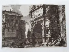 Veduta dell'Arco di Tito by Giovanni Battista Piranesi, offered Jul 2020