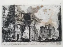 Veduta di altri avanzi del predetto Foro di Nerva by Giovanni Battista Piranesi, offered Jul 2020