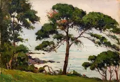 Paesaggio con alberi by Giovanni Colmo, offered Jul 2020