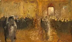 Veglione by Pompeo Mariani, offered Jul 2020