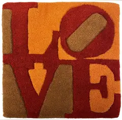 Fall - Love by Robert Indiana, Multiplo. Sul verso: etichetta con dati dell'opera. Edizione esclusiva per la Galerie-f., offered Jul 2020