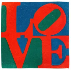 Classic LOVE by Robert Indiana, Multiplo. Sul verso: etichetta con dati dell'opera. Edizione esclusiva per la Galerie-f., offered Jul 2020