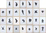 Paolo Canevari, 26 disegni, Sul verso: firma e data. Esposizioni:
