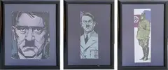 Hitler e Mussolini (Trittico) by Stefano Babini, cm., offered Jul 2020