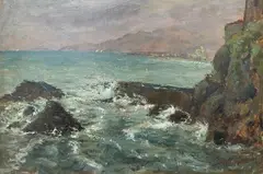 Luigi Zago, Mareggiata, cm.