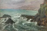 Luigi Zago, Mareggiata, cm.