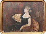 Francesco Cangiullo, Donna col ventaglio