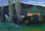Nino Tirinnanzi, Paesaggio con casolari
