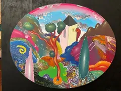 Paesaggio by Luca Alinari, acrylic on canvas tesa on panel, offered Jun 2020