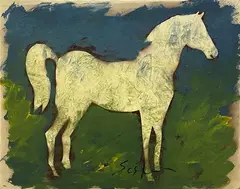 Cavallo by Mario Schifano, offered Jun 2020