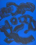 Grigioscurocobalto by Carla Accardi, 1997, Sul verso: etichetta Galleria d'Arte Moderna Bologna; Galleria Astuni, offered Jun 2020