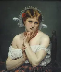 Ritratto femminile by Antonio Zannoni, 1885, offered May 2020