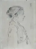 Telemaco Signorini, Profilo di donna