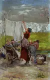 Adolfo Tommasi, Donna che stende panni
