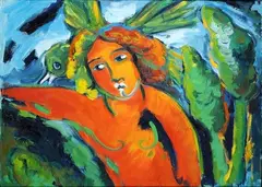 L'uccello by Mimmo Germana, Sul verso: firma, offered May 2020