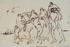 Esodo by Felice Carena, 1944, offered May 2020