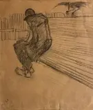 Viandante a Parigi by Lorenzo Viani, offered May 2020