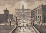 Merian Matthaus, Capitolium, incisione tratta dalla “Topographia Italiae”