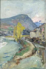 Paesaggio by Alphons Hollaender, offered Apr 2020