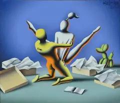 Pole position by Mark Kostabi, 2010, offered Apr 2020