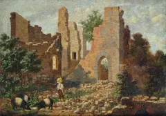 Paesaggio con rovine by Carlo Iozzi, offered Mar 2020