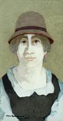 Donna con cappello by Marcello Boccacci, cm., offered Mar 2020