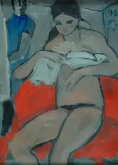 Modella e pittore by Bruno Paoli, offered Mar 2020