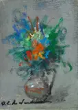 Osman Lorenzo De Scolari, Vaso di fiori