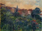 Umberto Vittorini, Paesaggio con casolari, cm.