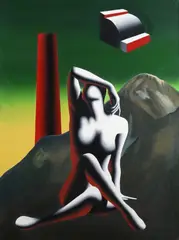 Fly by night by Mark Kostabi, offered Feb 2020