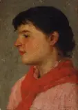Giacomo Favretto, Ritratto di donna