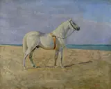 Luigi Gioli, Cavallo bianco sulla spiaggia
