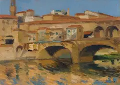 Il Ponte Vecchio by Mario Borgiotti, offered Feb 2020